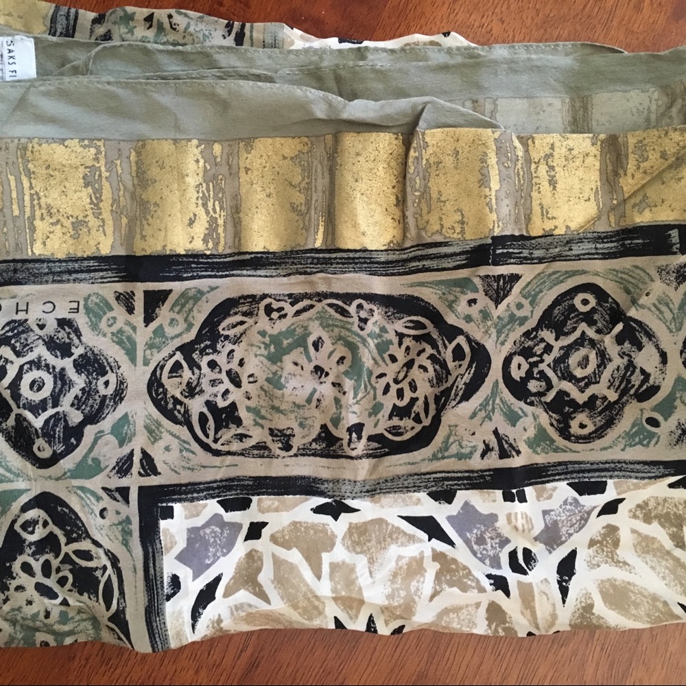 Saks Fifth Avenue Vintage Silk Scarf